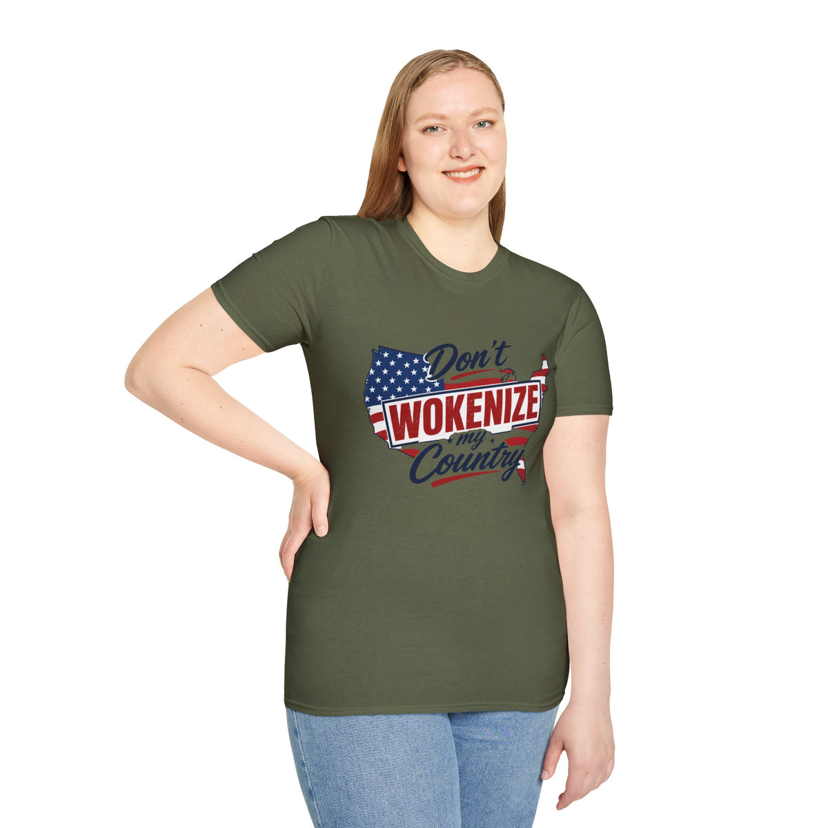 Don't Wokenize My Country T-Shirt – Patriotic USA Graphic Tee