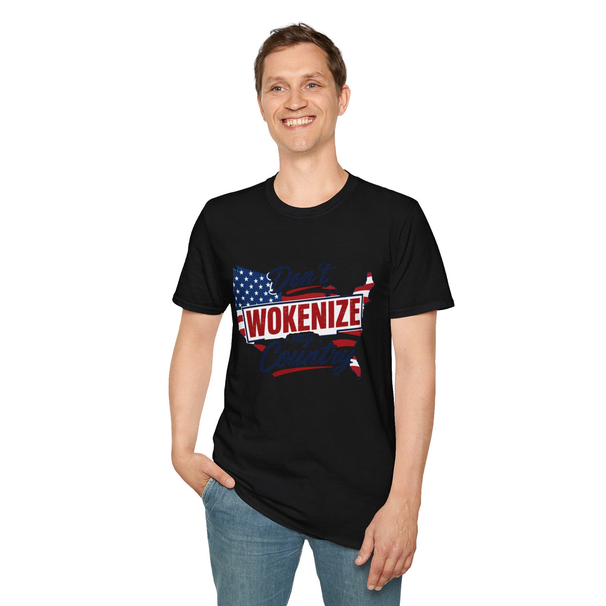 Don't Wokenize My Country T-Shirt – Patriotic USA Graphic Tee