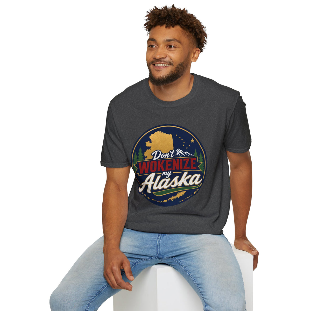 Don't Wokenize Alaska T-Shirt — Vintage Alaska Graphic Tee