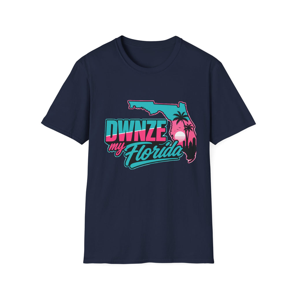 Florida Retro Palm T-Shirt — "DWNZE my Florida" Vintage Beach Tee