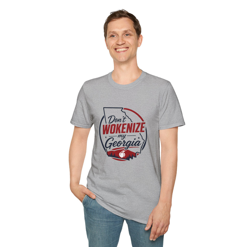 Don't Wokenize My Georgia T-Shirt — Political Statement Tee for Georgia Pride