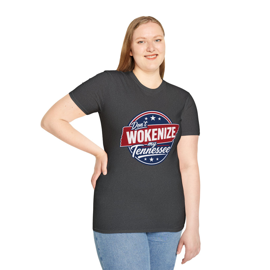 T-Shirt — "Don't Wokenize My Tennessee" Vintage Patriotic Graphic Tee