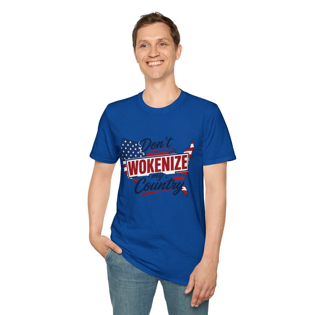 Don't Wokenize My Country T-Shirt – Patriotic USA Graphic Tee