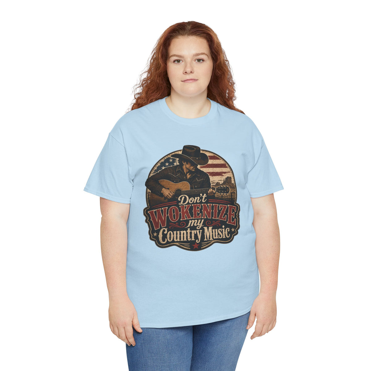 Country Music Tee - "Don't Wokenize My Country Music" Graphic T-Shirt