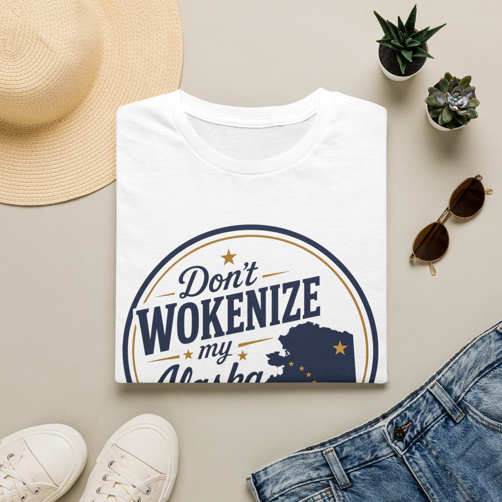 Don't Wokenize My Alaska T-Shirt — Political Statement Graphic Tee