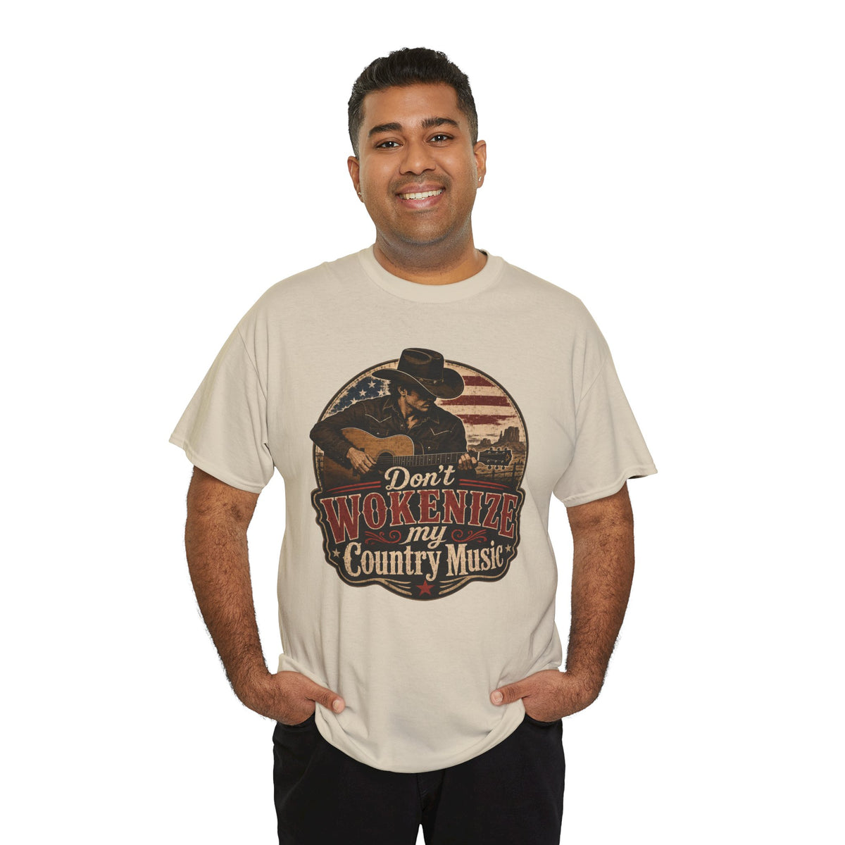 Country Music Tee - "Don't Wokenize My Country Music" Graphic T-Shirt