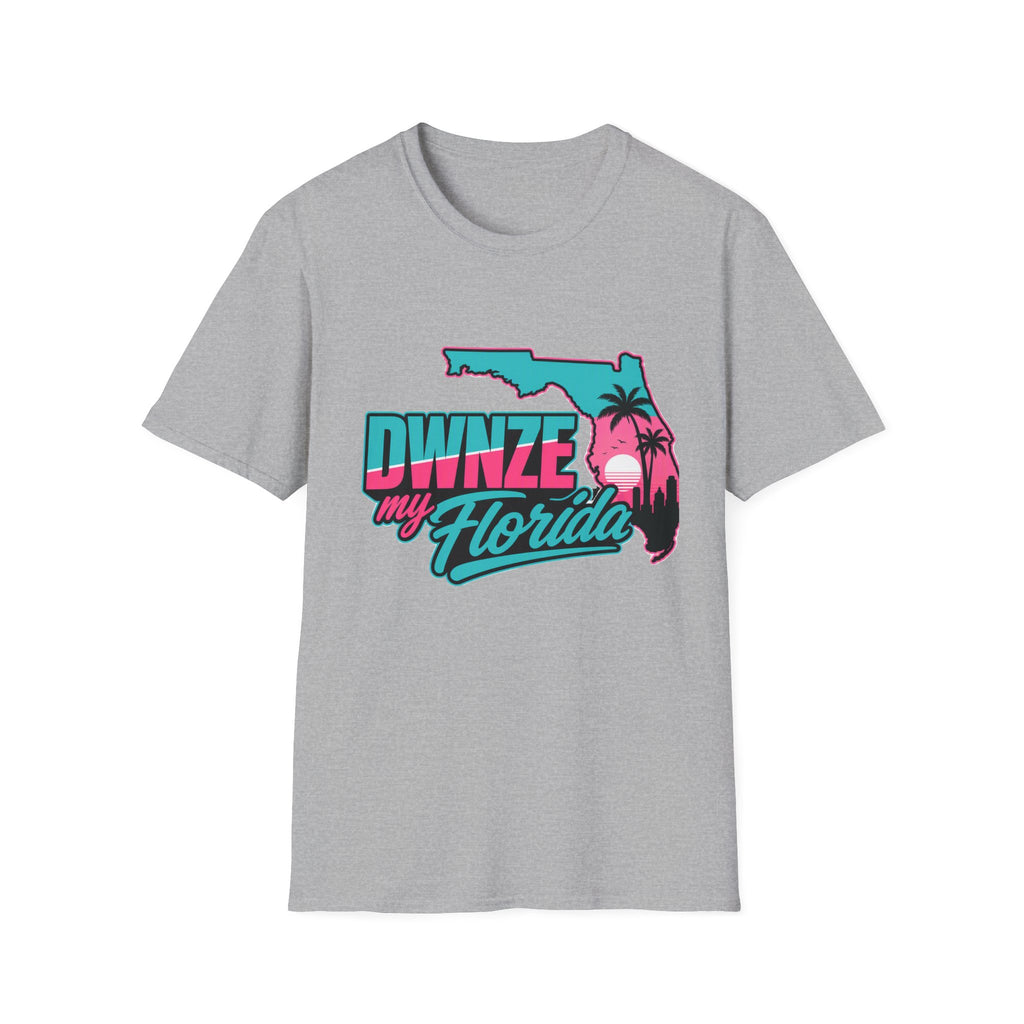 Florida Retro Palm T-Shirt — "DWNZE my Florida" Vintage Beach Tee