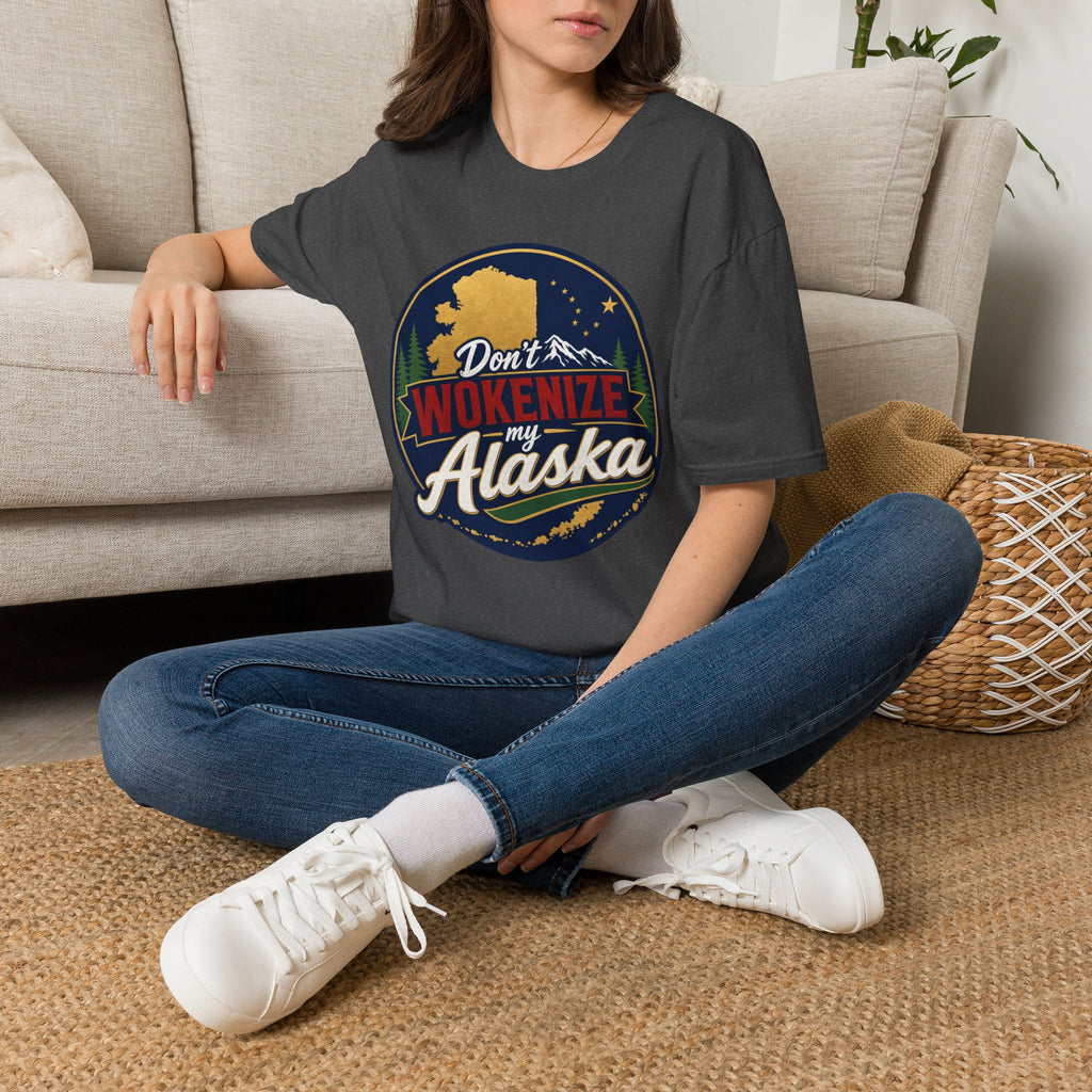Don't Wokenize Alaska T-Shirt — Vintage Alaska Graphic Tee