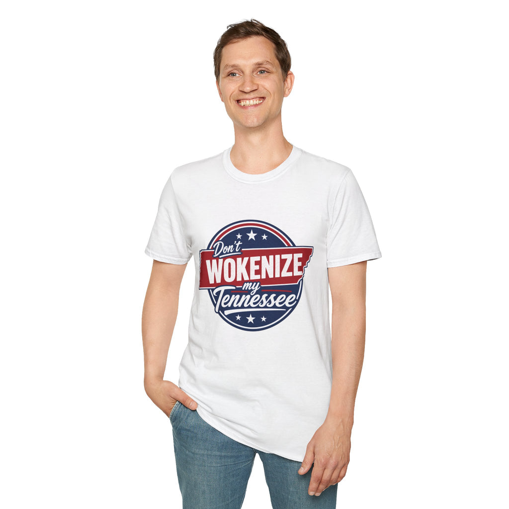 T-Shirt — "Don't Wokenize My Tennessee" Vintage Patriotic Graphic Tee