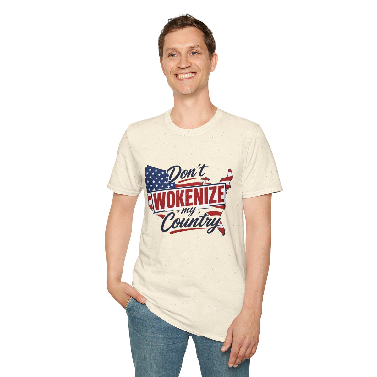 Don't Wokenize My Country T-Shirt – Patriotic USA Graphic Tee