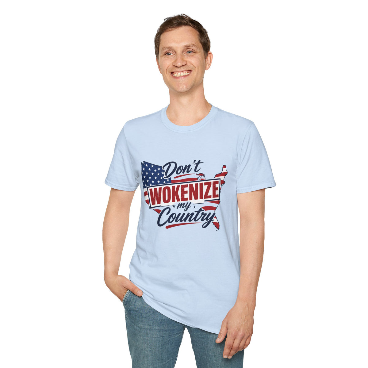 Don't Wokenize My Country T-Shirt – Patriotic USA Graphic Tee