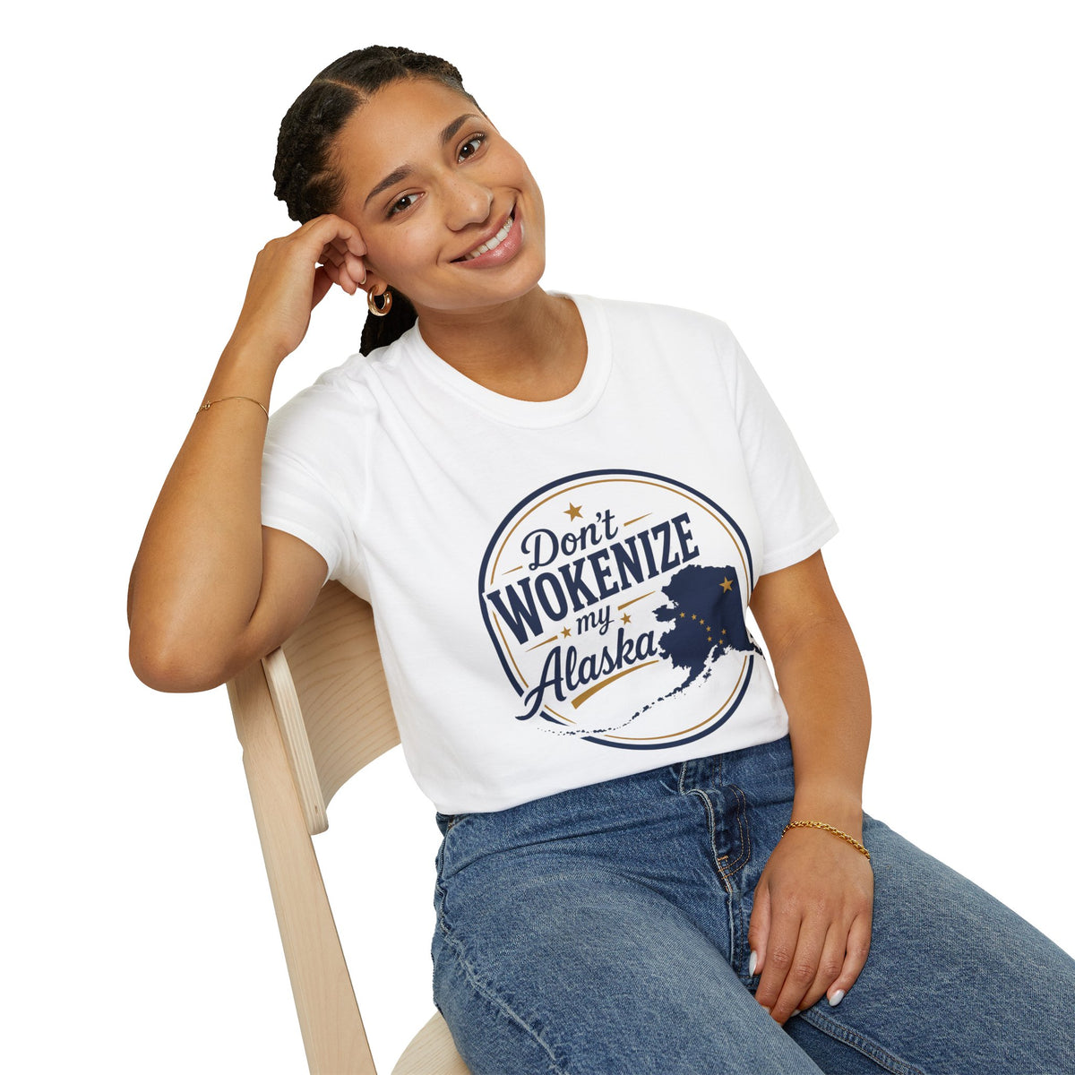 Don't Wokenize My Alaska T-Shirt — Political Statement Graphic Tee