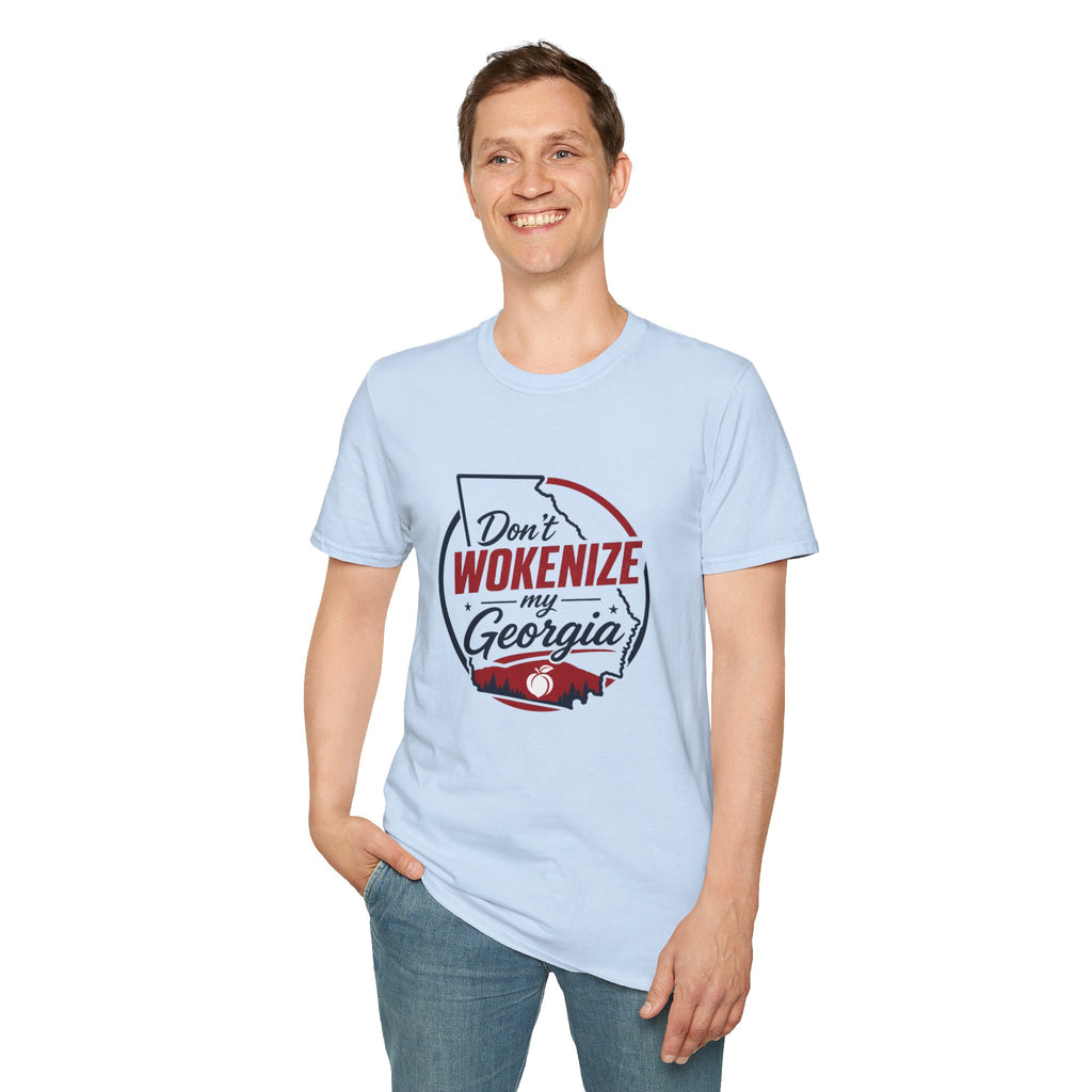 Don't Wokenize My Georgia T-Shirt — Political Statement Tee for Georgia Pride