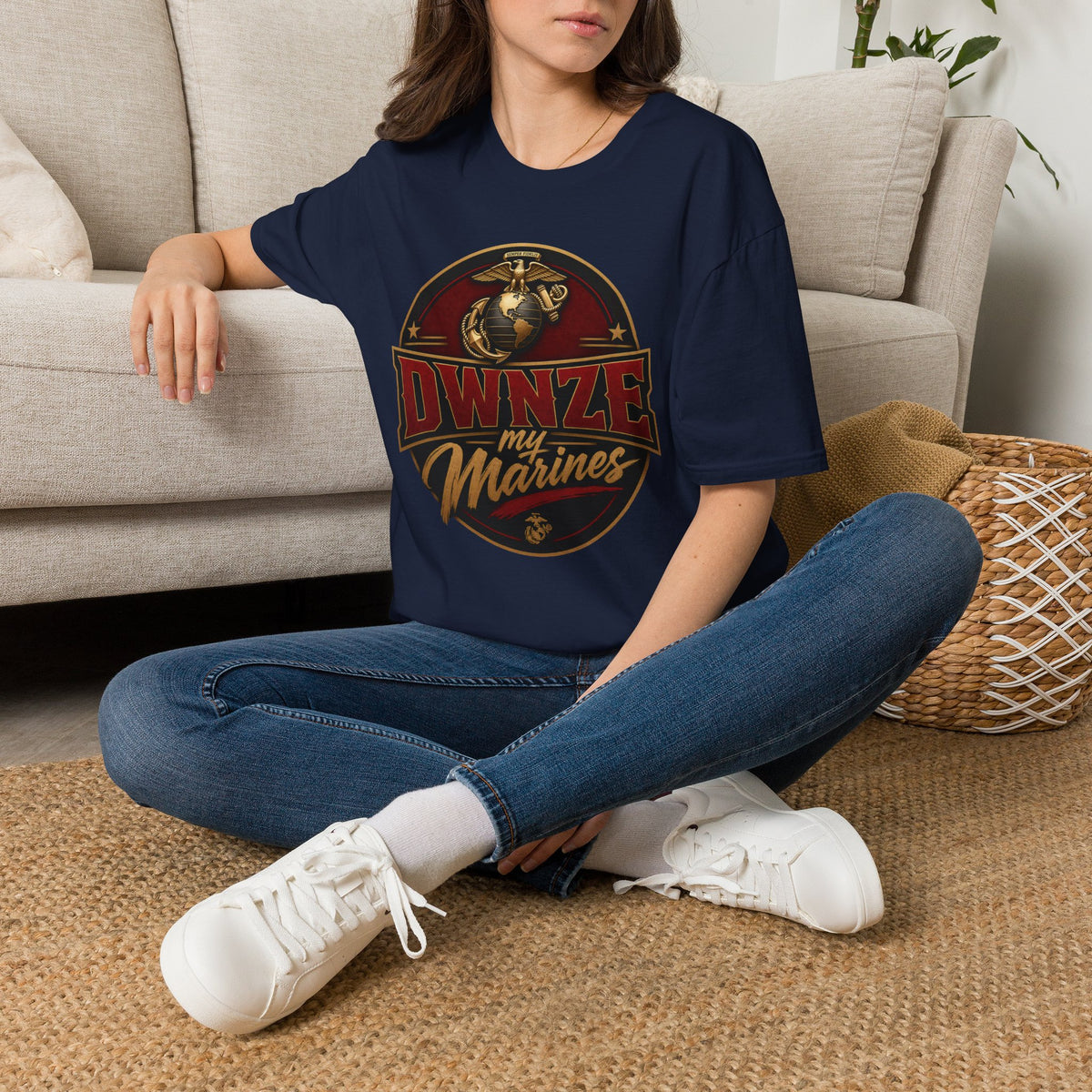 DWNZE Marines Emblem T-Shirt