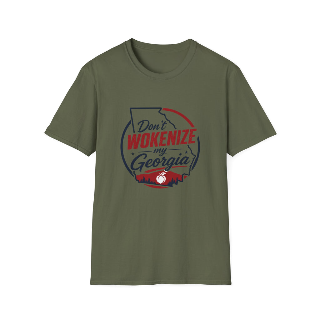 Don't Wokenize My Georgia T-Shirt — Political Statement Tee for Georgia Pride