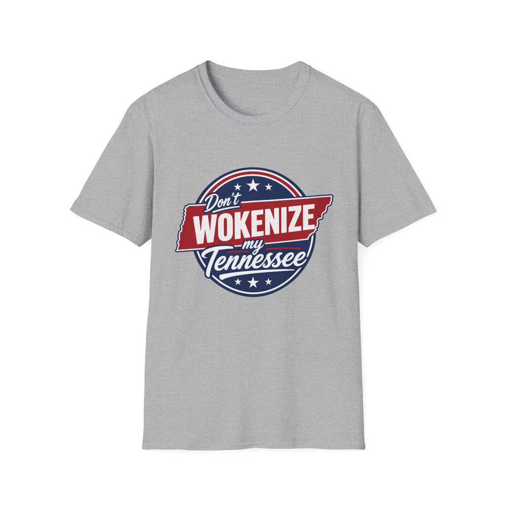 T-Shirt — "Don't Wokenize My Tennessee" Vintage Patriotic Graphic Tee