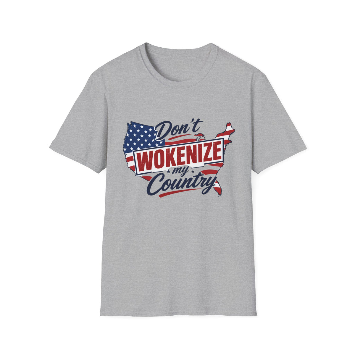 Don't Wokenize My Country T-Shirt – Patriotic USA Graphic Tee