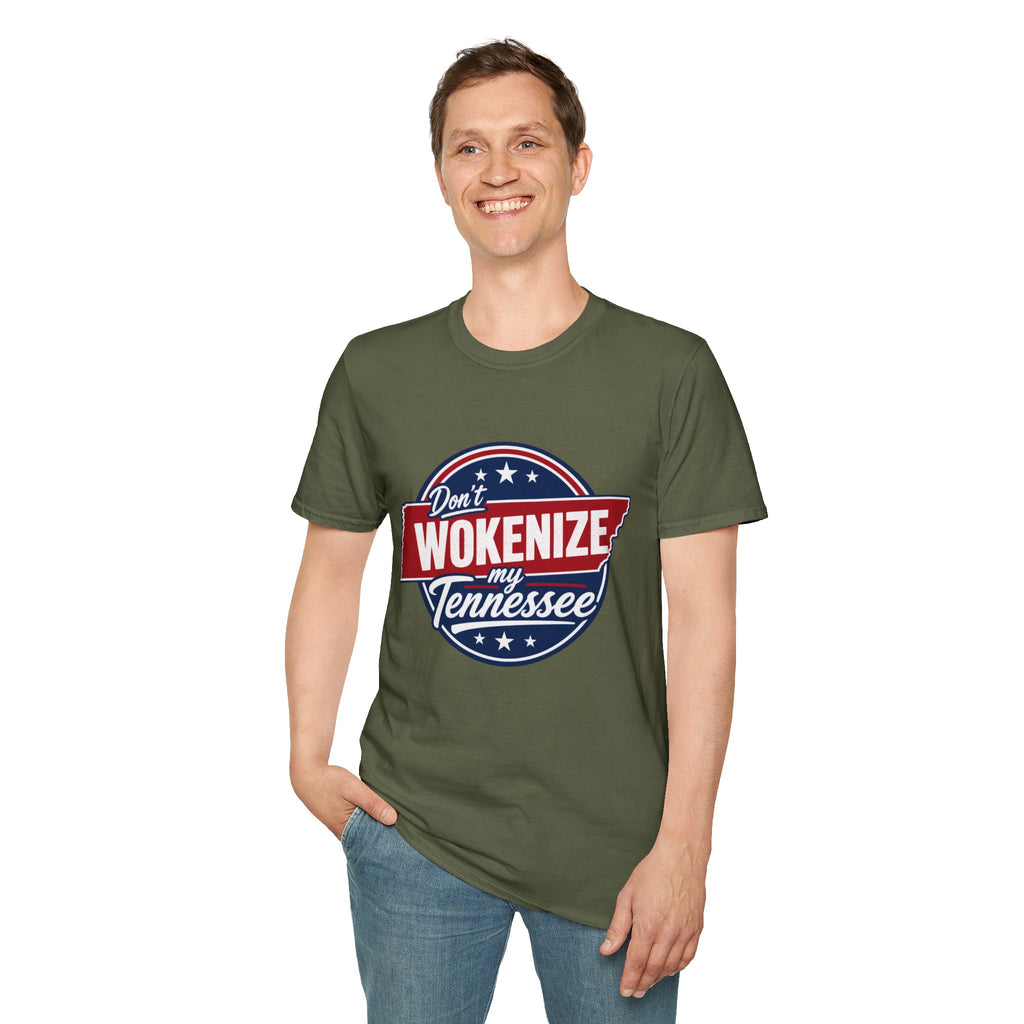 T-Shirt — "Don't Wokenize My Tennessee" Vintage Patriotic Graphic Tee