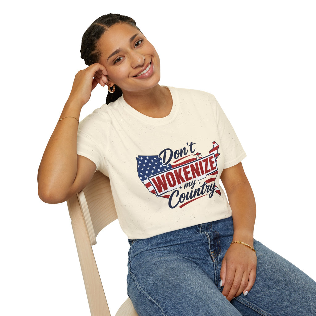 Don't Wokenize My Country T-Shirt – Patriotic USA Graphic Tee