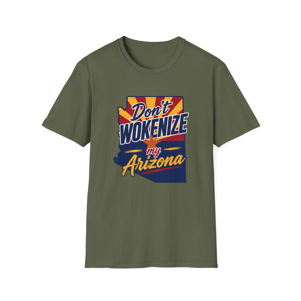 Arizona T-Shirt — "Don't Wokenize My Arizona" Retro State Pride Tee