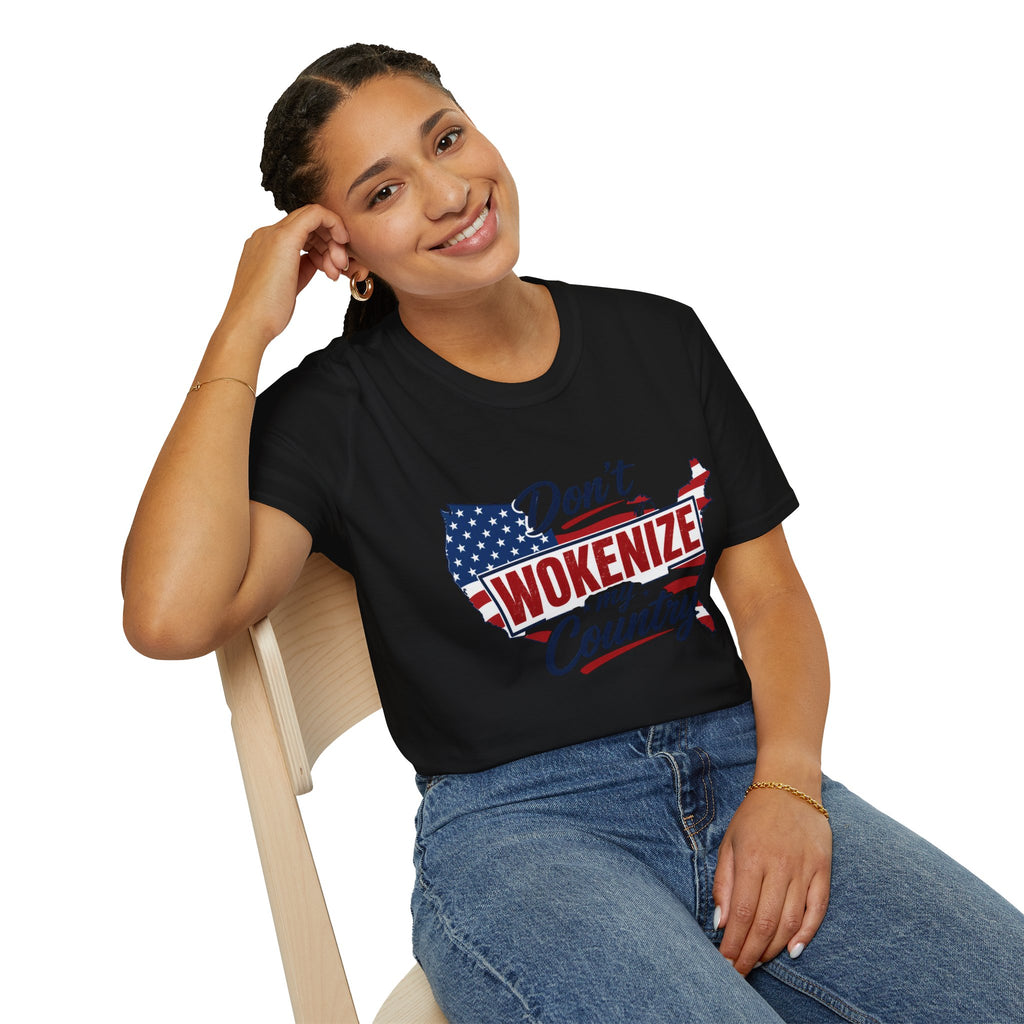 Don't Wokenize My Country T-Shirt – Patriotic USA Graphic Tee