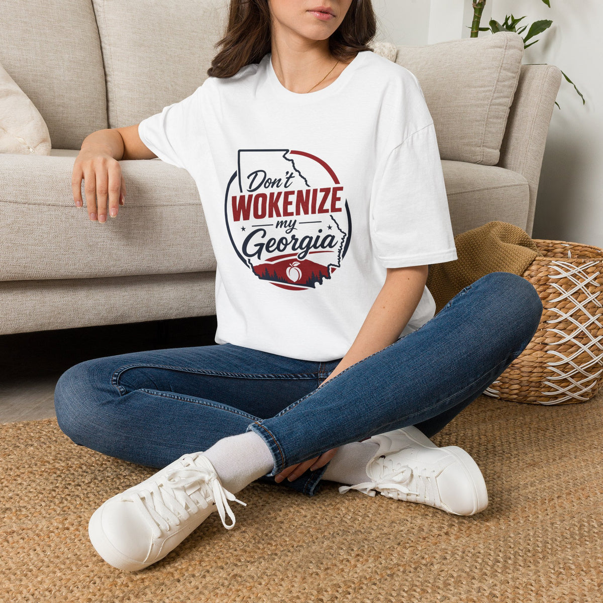 Don't Wokenize My Georgia T-Shirt — Political Statement Tee for Georgia Pride