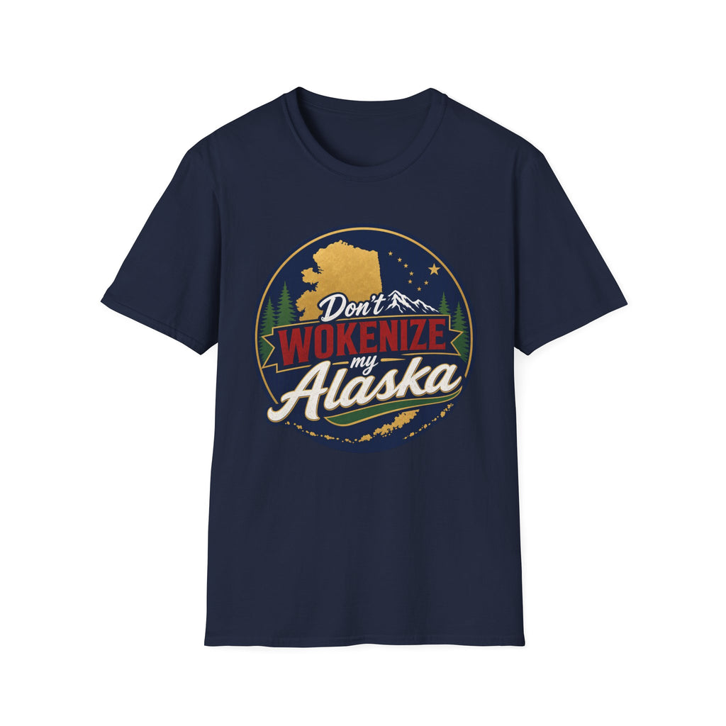Don't Wokenize Alaska T-Shirt — Vintage Alaska Graphic Tee