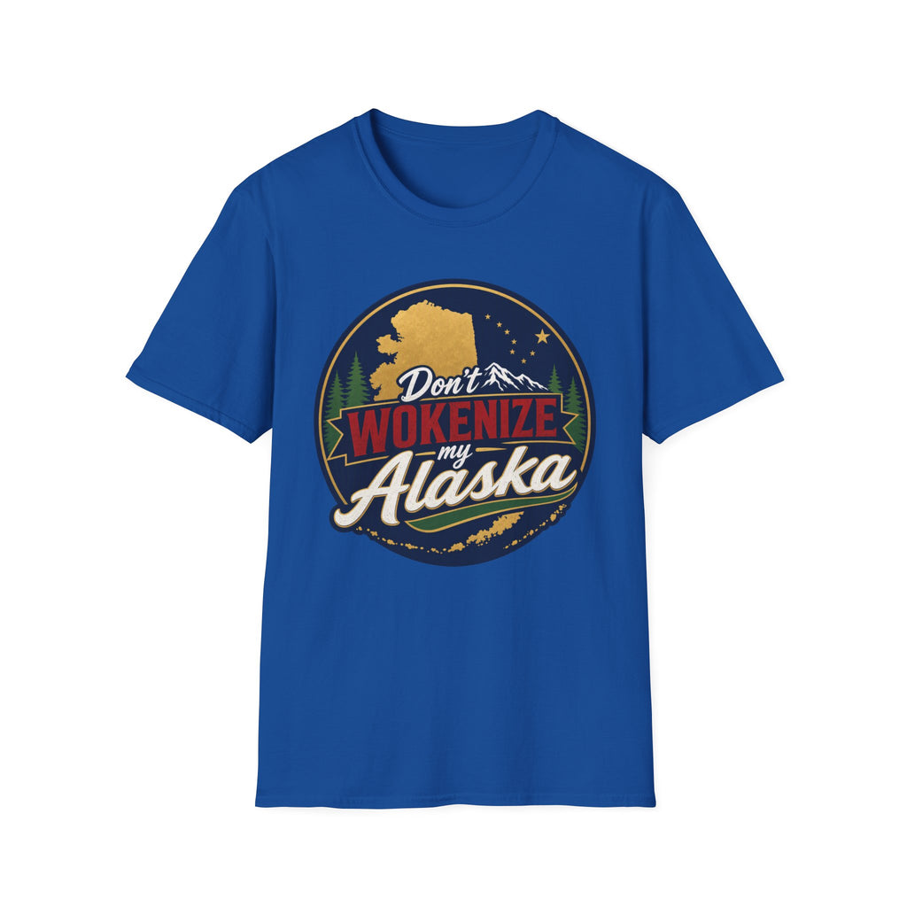 Don't Wokenize Alaska T-Shirt — Vintage Alaska Graphic Tee