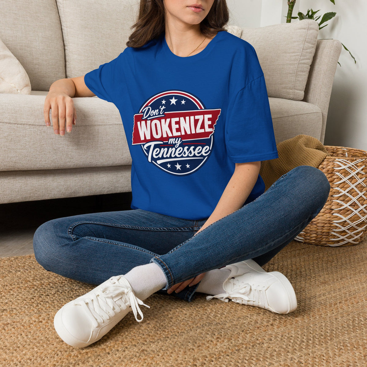 T-Shirt — "Don't Wokenize My Tennessee" Vintage Patriotic Graphic Tee