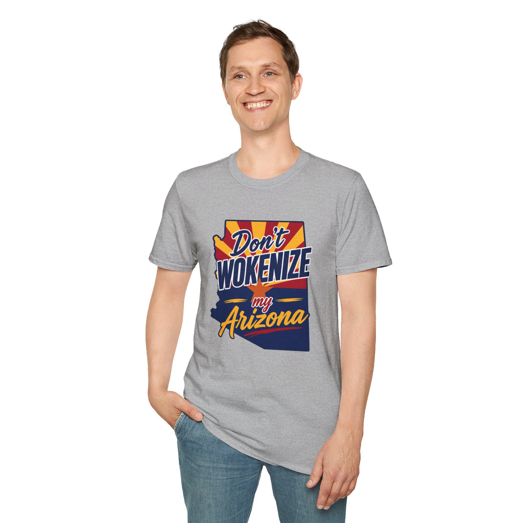 Arizona T-Shirt — "Don't Wokenize My Arizona" Retro State Pride Tee