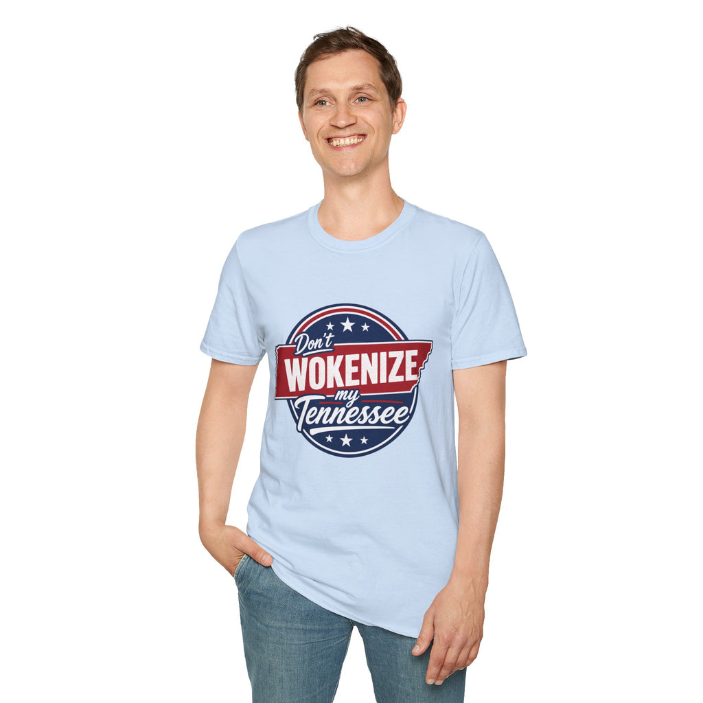 T-Shirt — "Don't Wokenize My Tennessee" Vintage Patriotic Graphic Tee