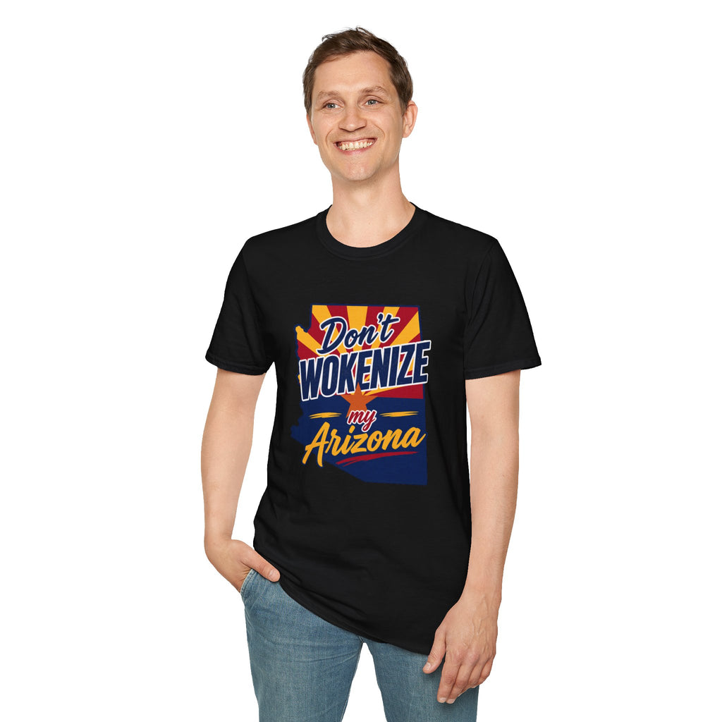 Arizona T-Shirt — "Don't Wokenize My Arizona" Retro State Pride Tee