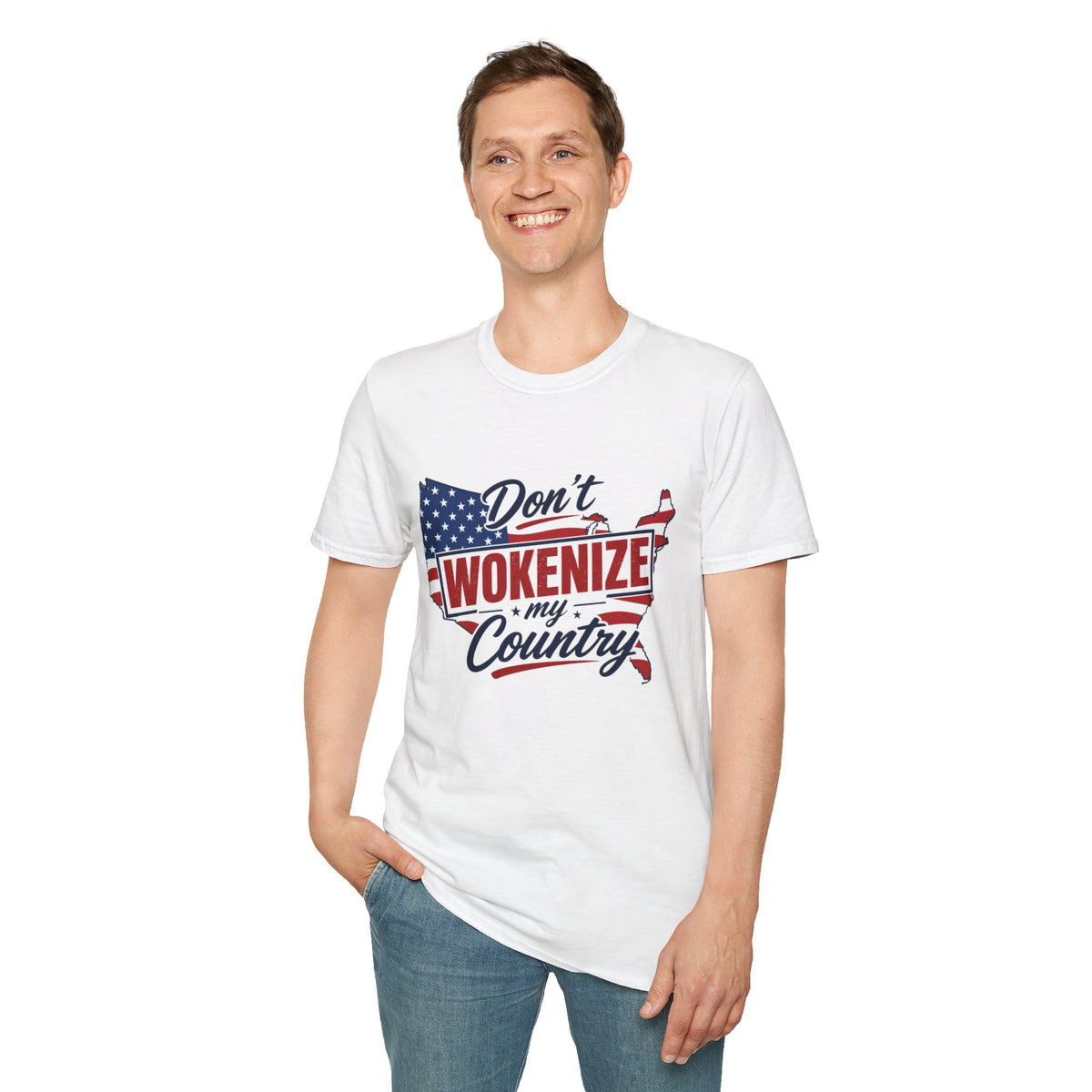 Don't Wokenize My Country T-Shirt – Patriotic USA Graphic Tee