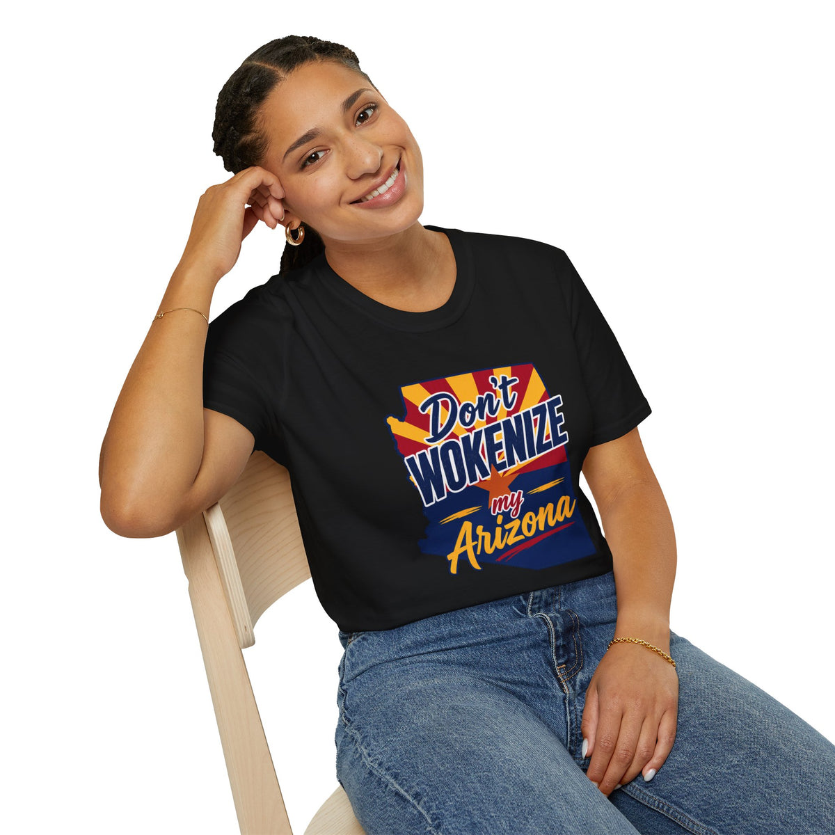 Arizona T-Shirt — "Don't Wokenize My Arizona" Retro State Pride Tee