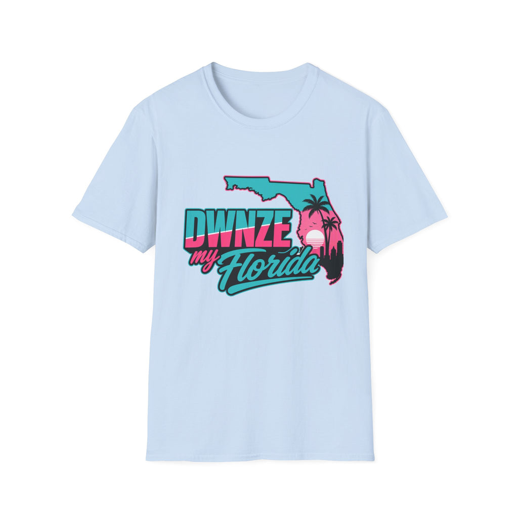 Florida Retro Palm T-Shirt — "DWNZE my Florida" Vintage Beach Tee