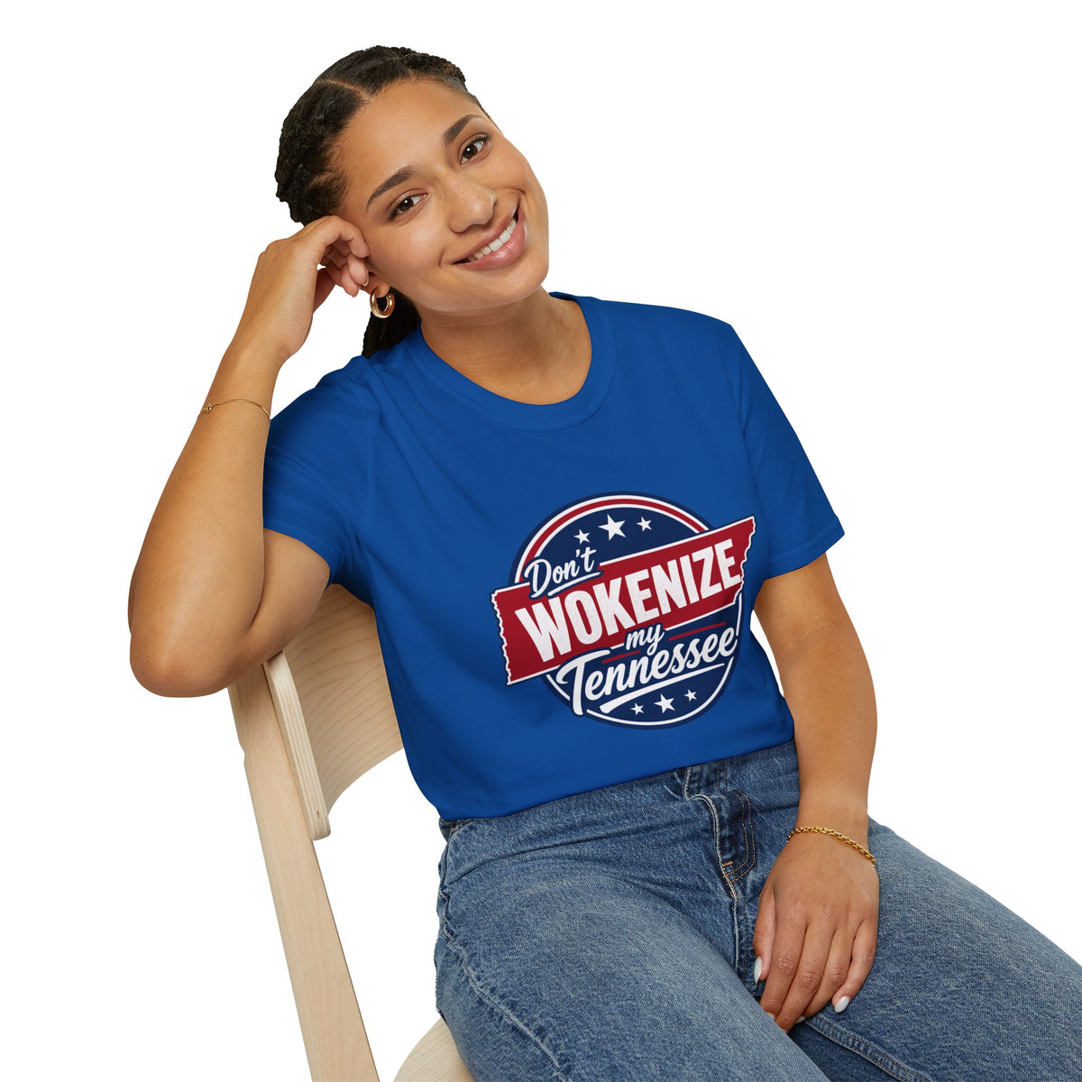 T-Shirt — "Don't Wokenize My Tennessee" Vintage Patriotic Graphic Tee