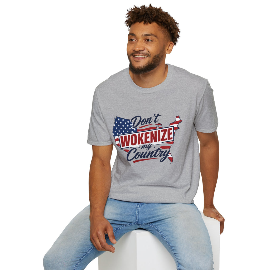 Don't Wokenize My Country T-Shirt – Patriotic USA Graphic Tee