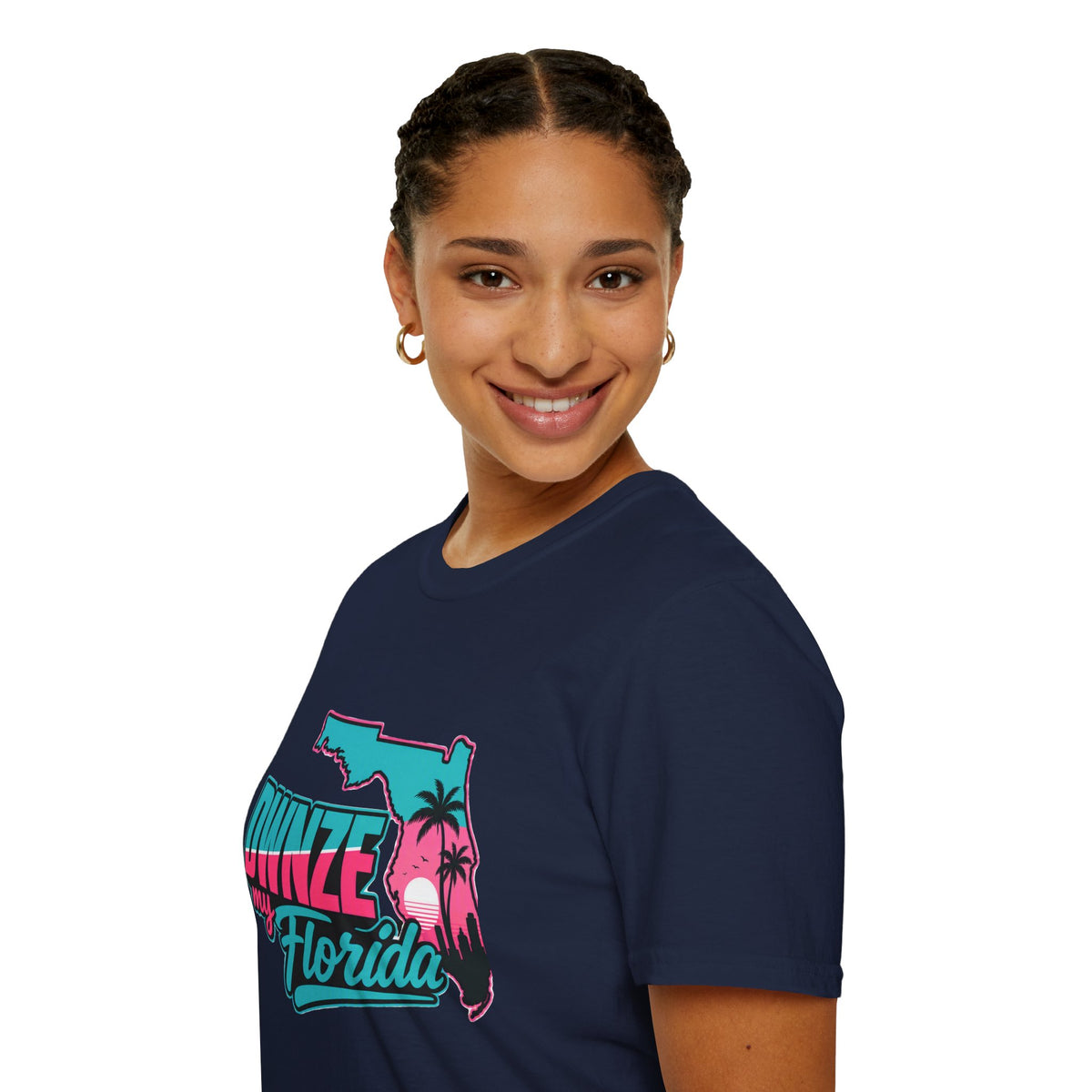 Florida Retro Palm T-Shirt — "DWNZE my Florida" Vintage Beach Tee