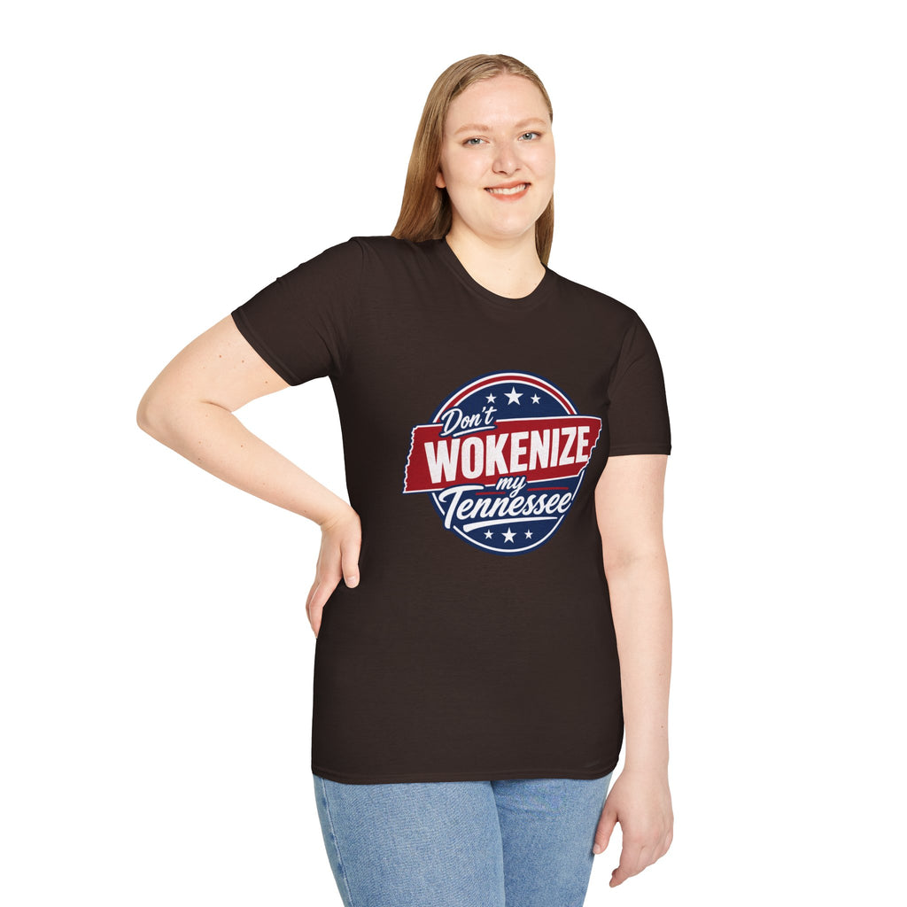 T-Shirt — "Don't Wokenize My Tennessee" Vintage Patriotic Graphic Tee