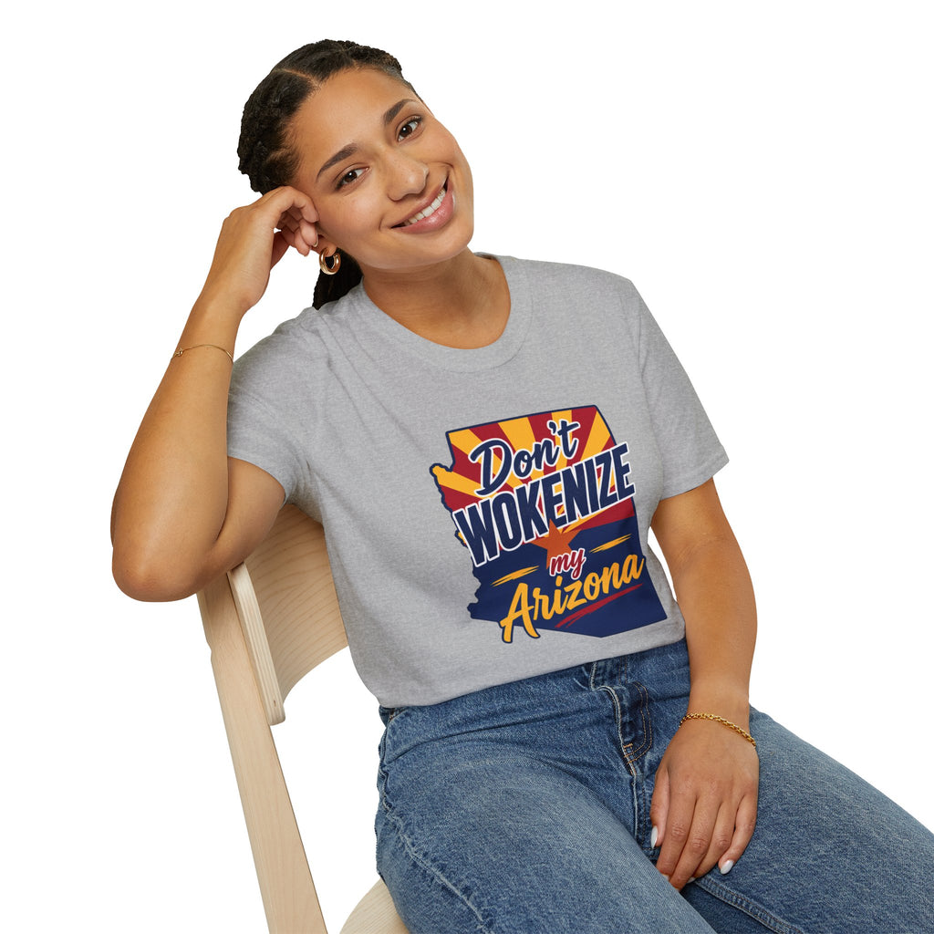 Arizona T-Shirt — "Don't Wokenize My Arizona" Retro State Pride Tee