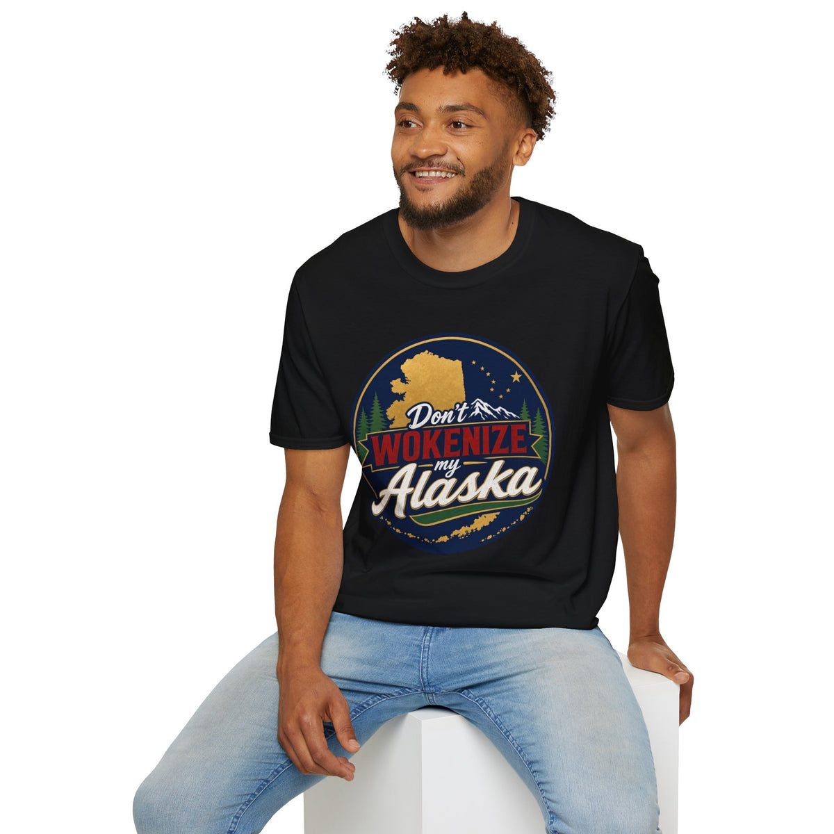 Don't Wokenize Alaska T-Shirt — Vintage Alaska Graphic Tee