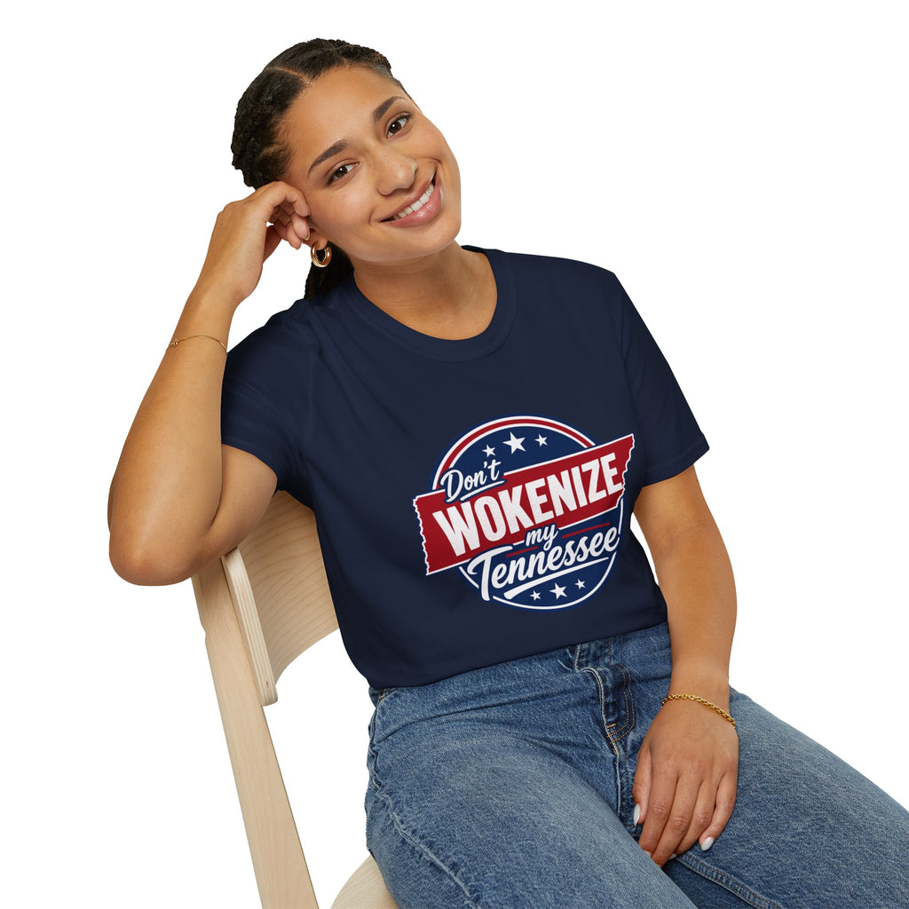 T-Shirt — "Don't Wokenize My Tennessee" Vintage Patriotic Graphic Tee