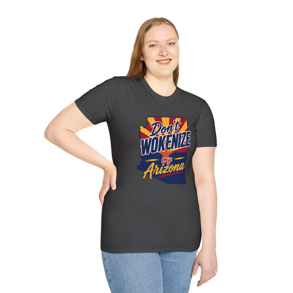 Arizona T-Shirt — "Don't Wokenize My Arizona" Retro State Pride Tee