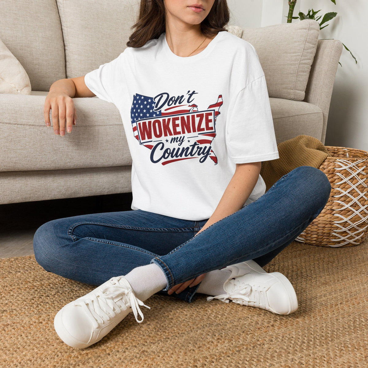 Don't Wokenize My Country T-Shirt – Patriotic USA Graphic Tee