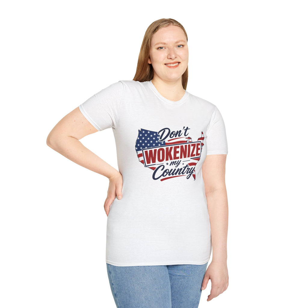 Don't Wokenize My Country T-Shirt – Patriotic USA Graphic Tee