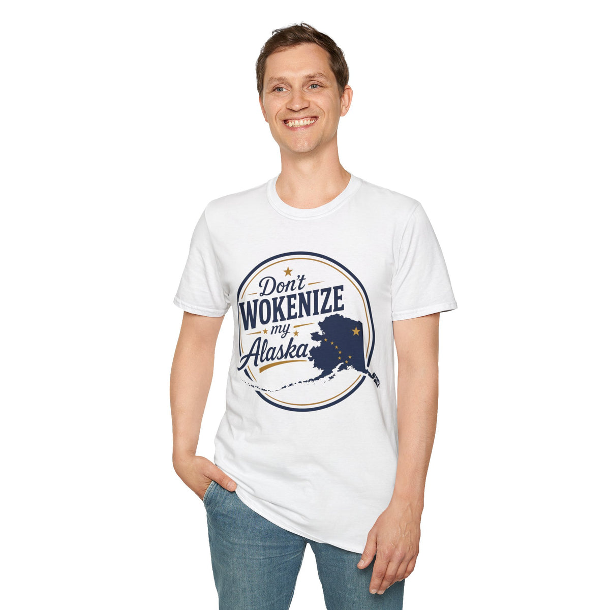 Don't Wokenize My Alaska T-Shirt — Political Statement Graphic Tee
