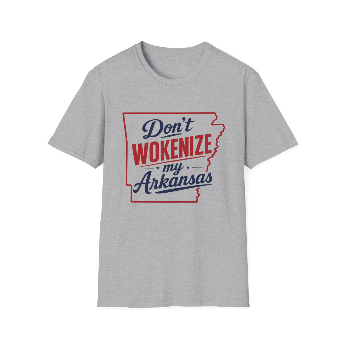 Don't Wokenize My Arkansas T-Shirt — Patriotic State Pride Tee