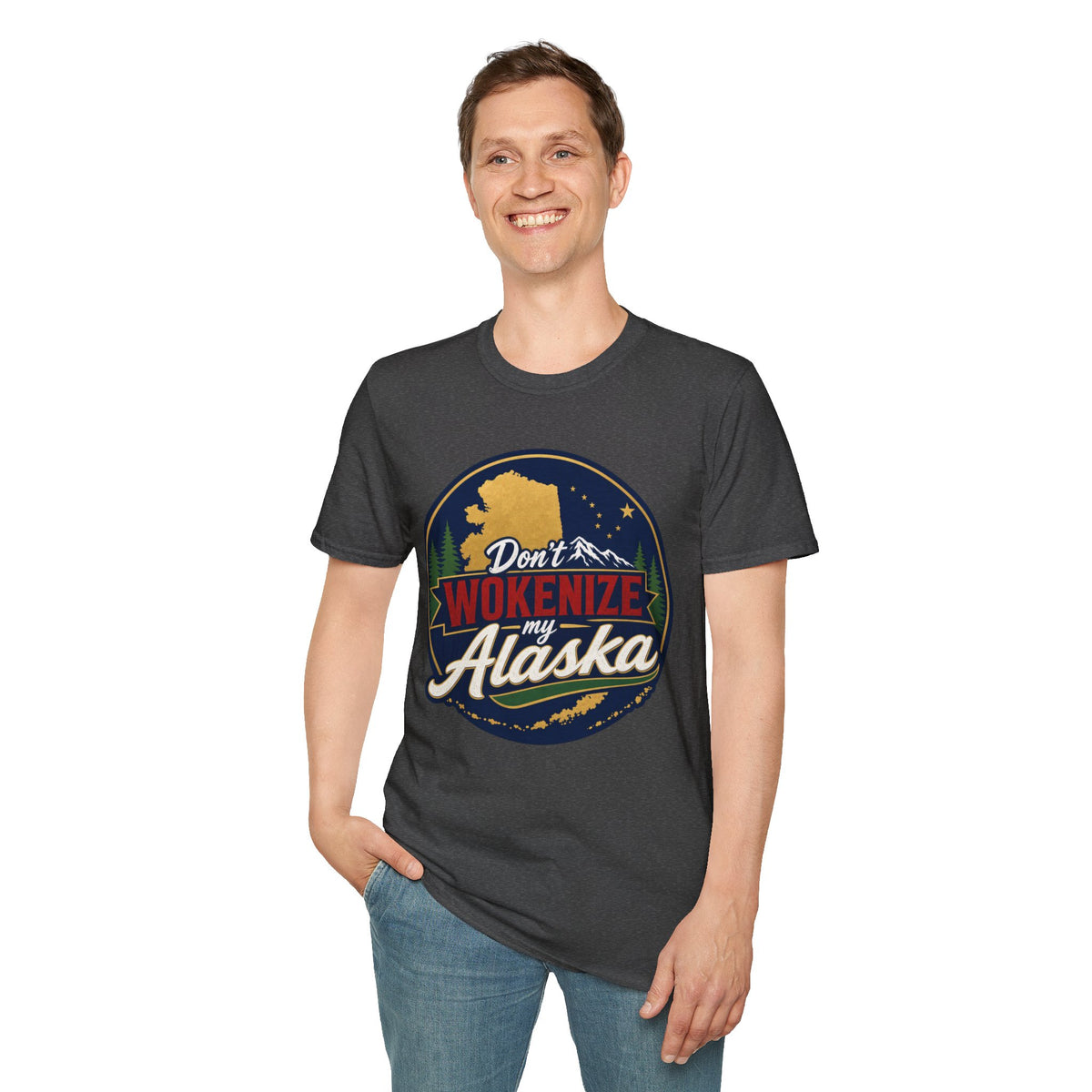 Don't Wokenize Alaska T-Shirt — Vintage Alaska Graphic Tee