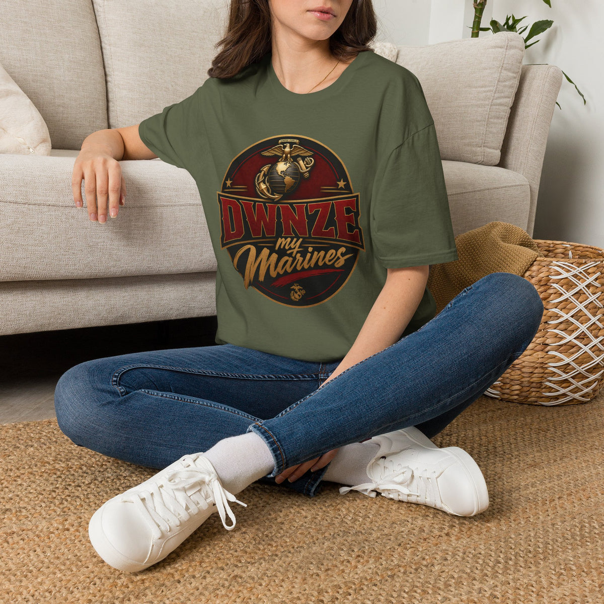 DWNZE Marines Emblem T-Shirt
