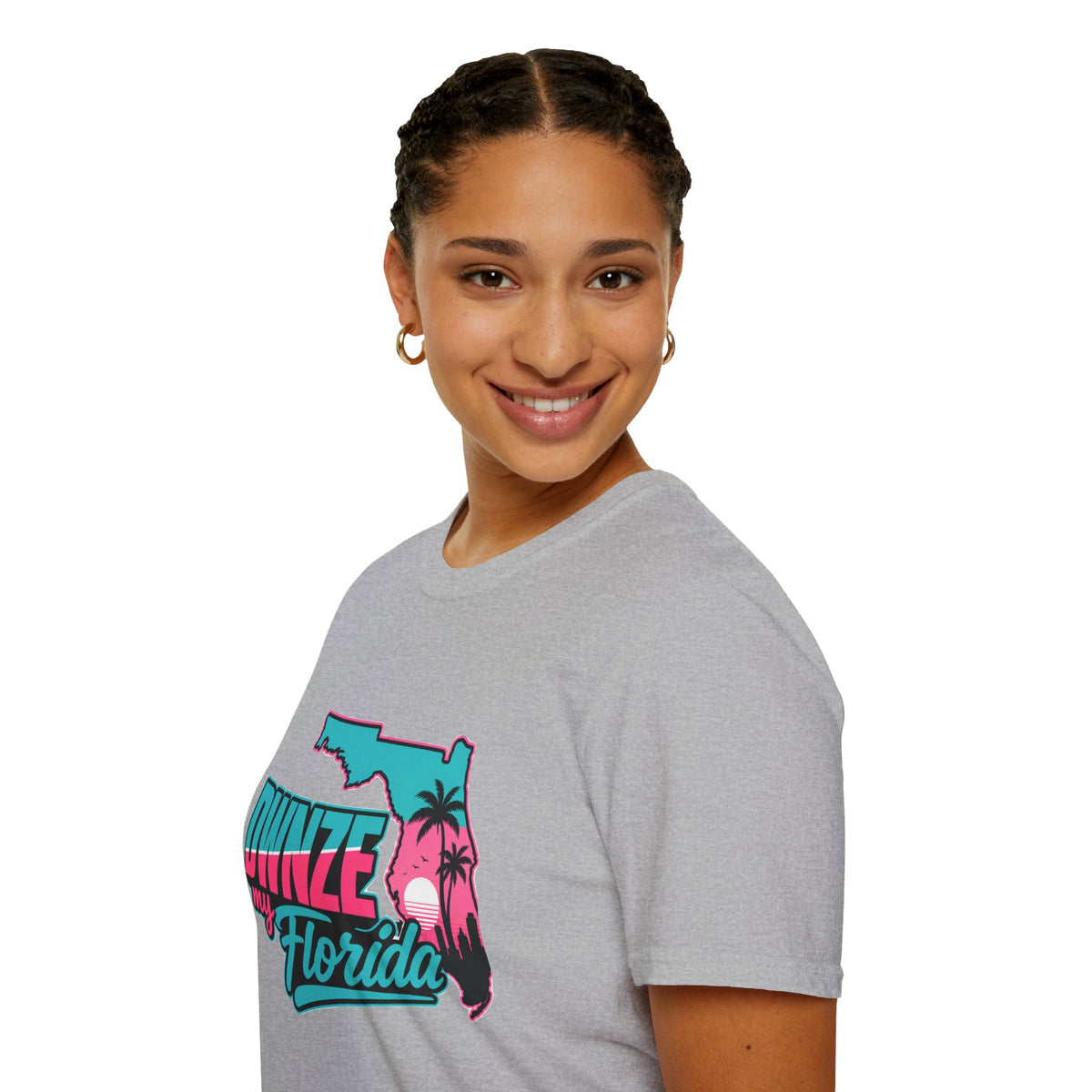 Florida Retro Palm T-Shirt — "DWNZE my Florida" Vintage Beach Tee